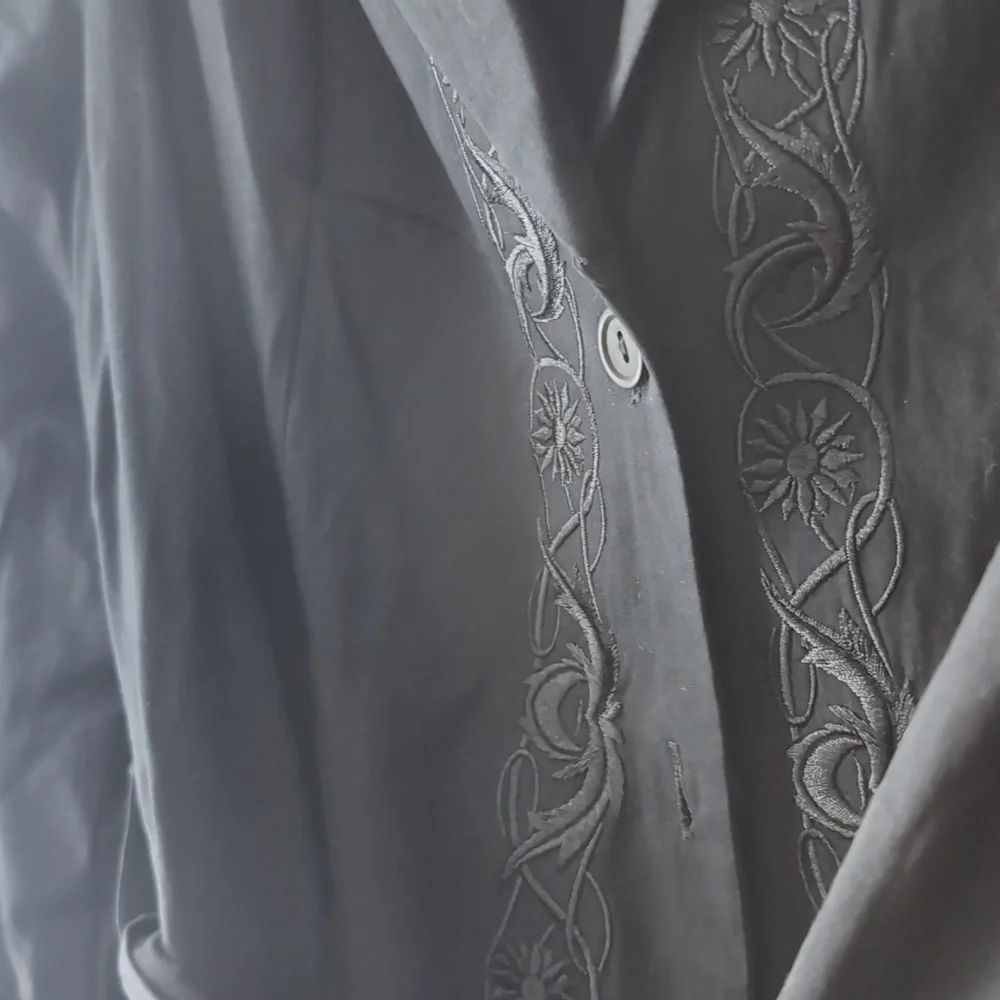 Disturbia - Letavia Embroidered Mini Shirt Dress - 6 - Picture 6 of 7